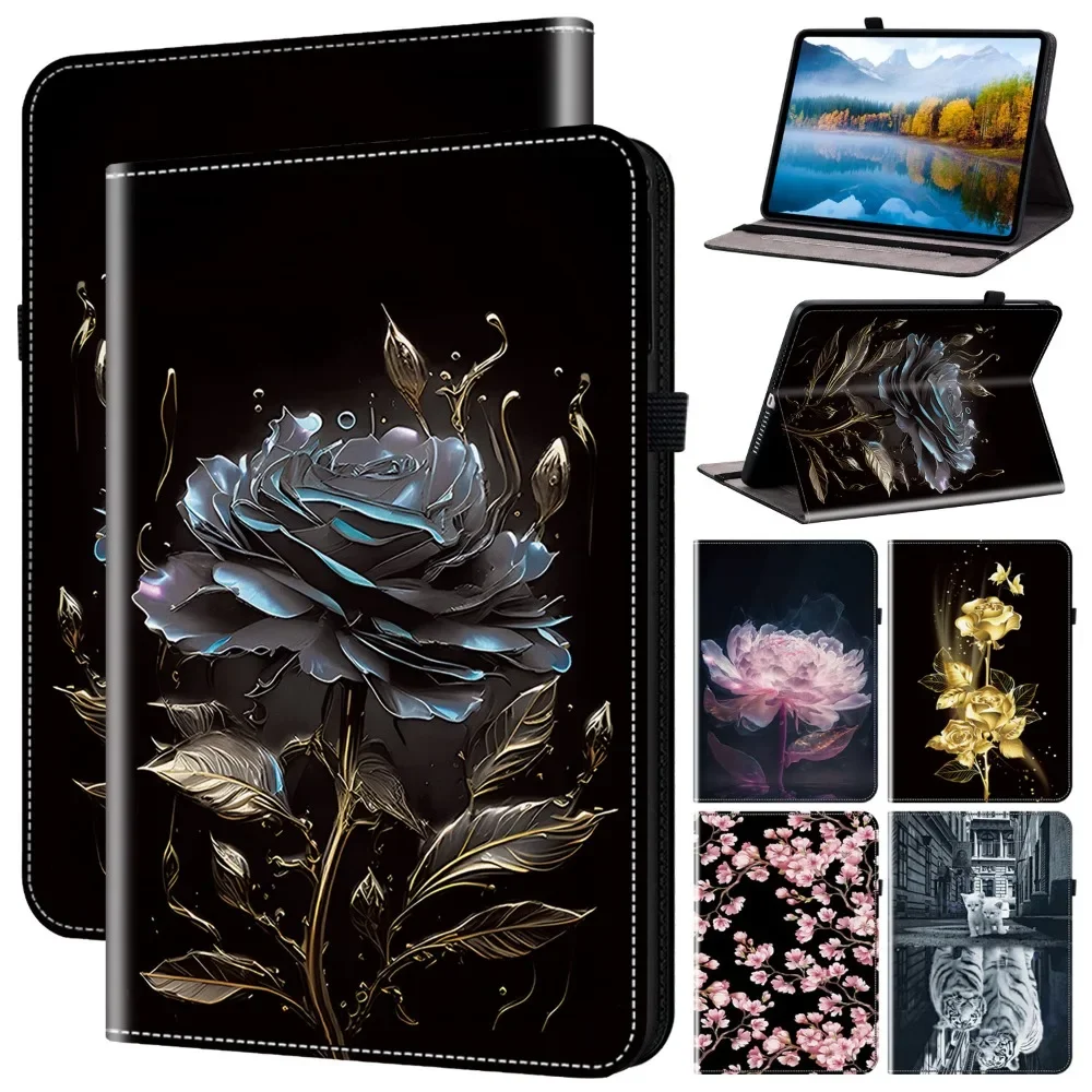 Funda Floral para Xiaomi Redmi Pad SE 11 "8,7" 2024 funda Redmi Pad 10,61 "Pro 5G 12,1 Tablet Shell Xiaomi Pad 5 11 Pad6 Pro 11 funda - imagen 2