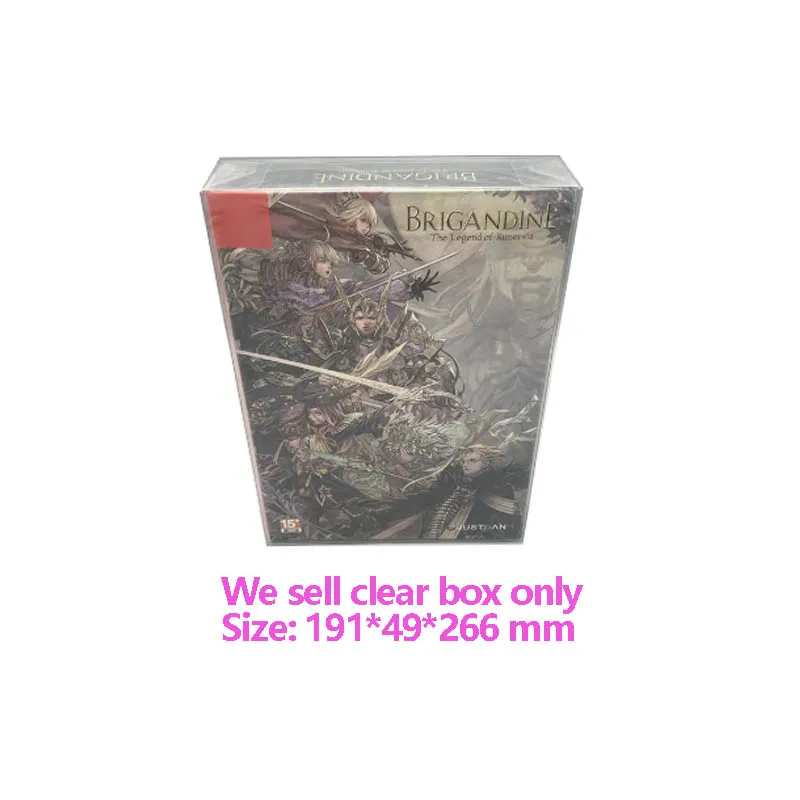 Cubierta protectora transparente de PET para Switch NS BRIGANDINE -GRAND EDITION, caja de presentación de almacenamiento para consola de juegos versión limitada - imagen 2