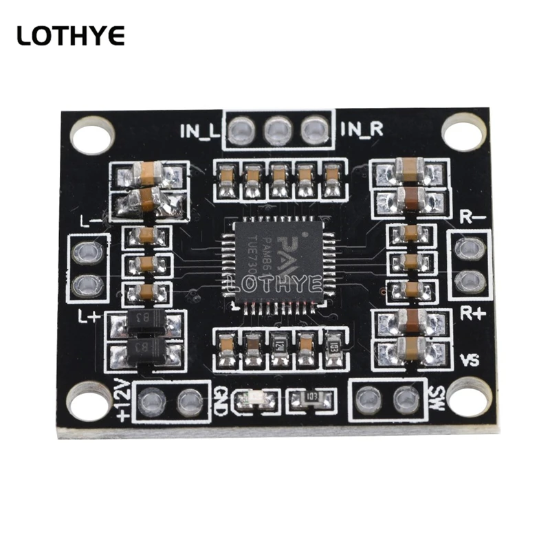 PAM8610 Mini placa amplificadora de potencia de Audio 15W + 15W 2,0 canales DC 7V-15V Clase D AMP amplificadores digitales para altavoz sonido DIY - imagen 3