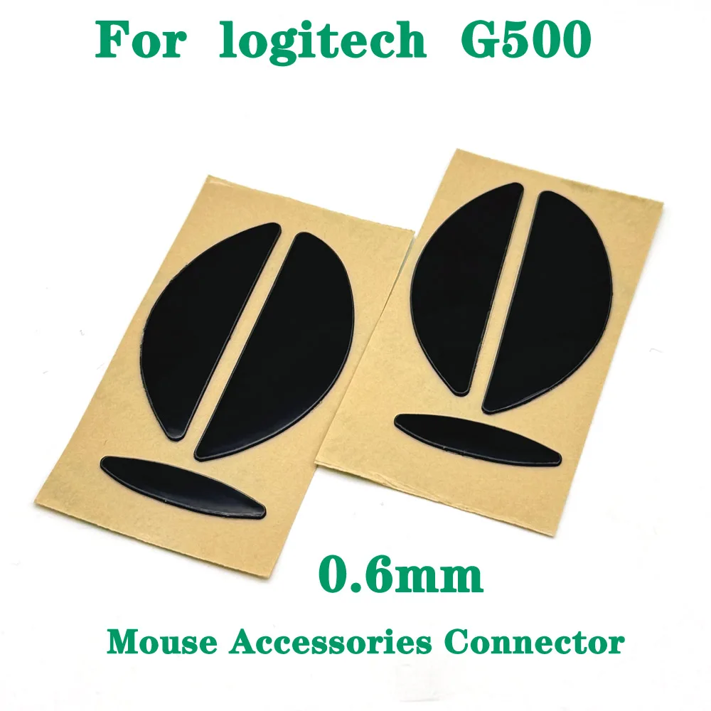 Juego de almohadillas para patines de pies de ratón, color negro, para Logitech G304 G305 G PRO G303 G302 G602 G502 G500 G500, pegatina antideslizante, 1 Juego
