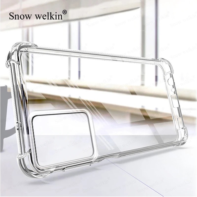 Funda de protección completa para Motorola Moto G85 Airbags Buffer, funda trasera transparente a prueba de golpes, TPU suave, 5G - imagen 2