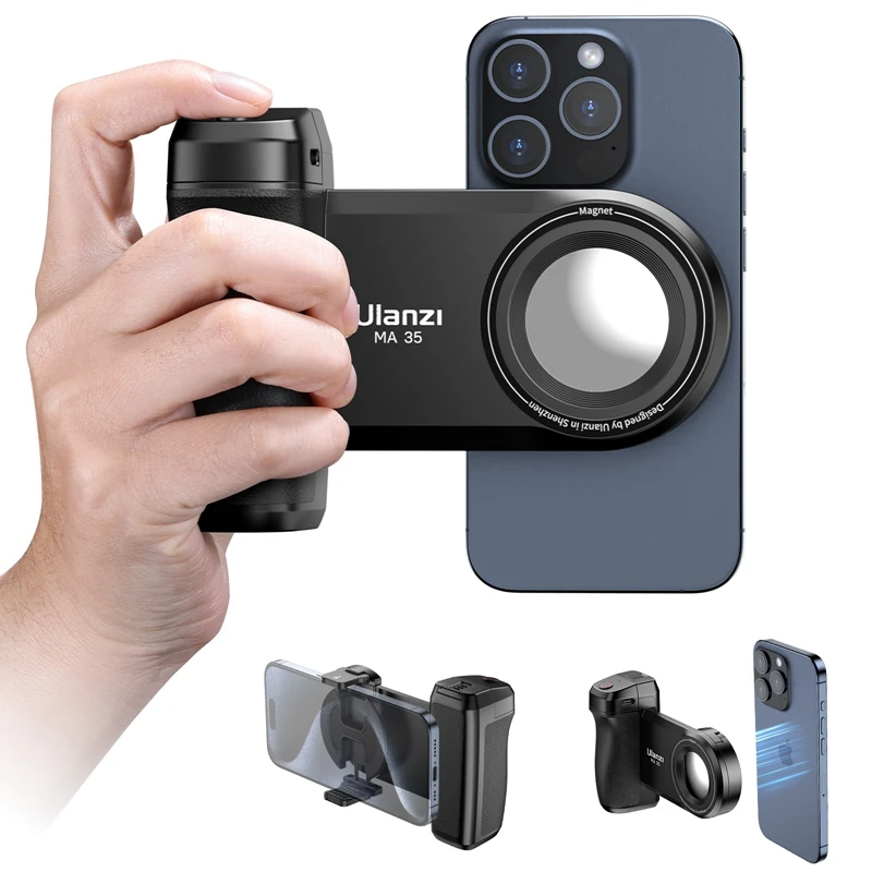 Ulanzi MA35 Mango Selfie Bluetooth con Shutter Magnético para Smartphone