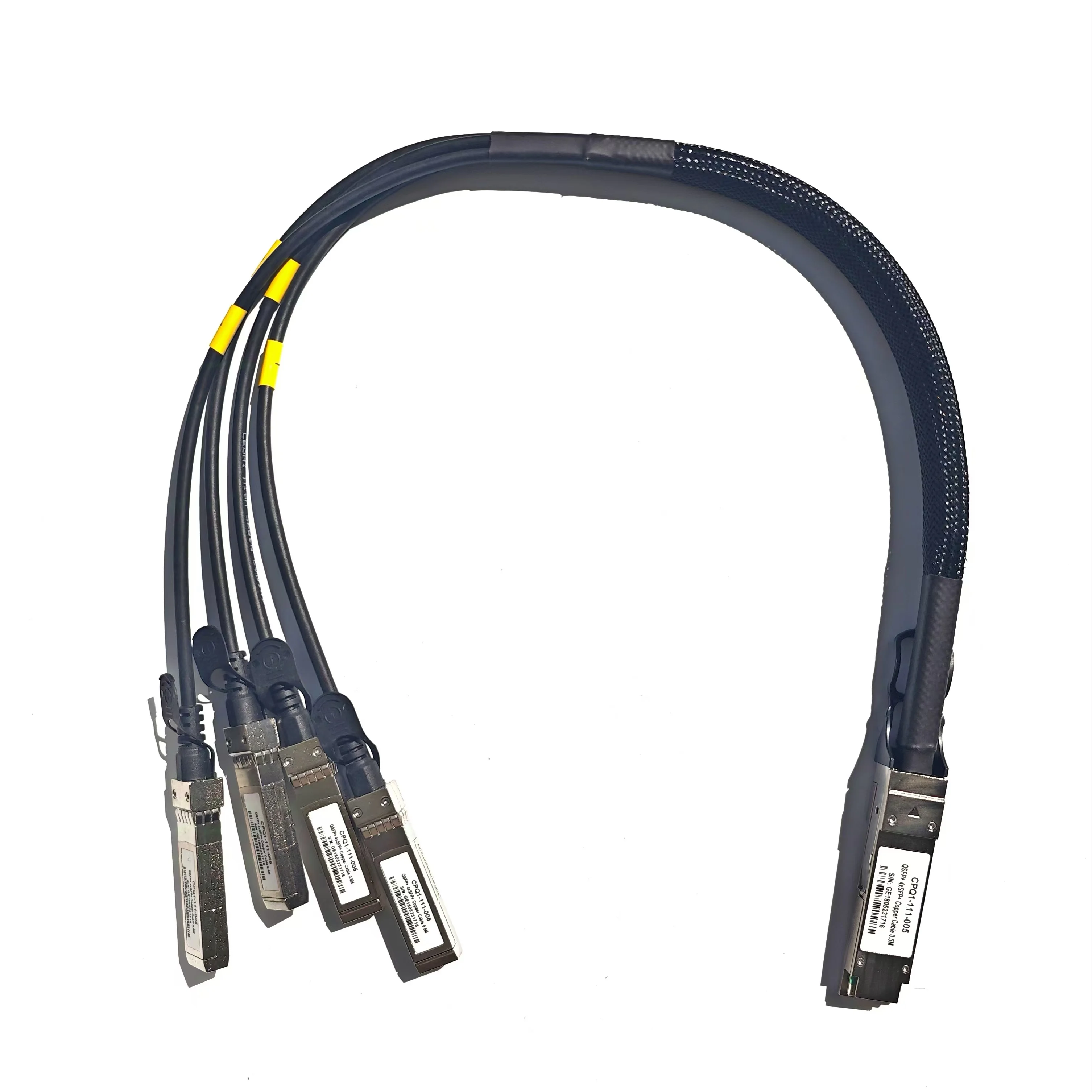 DAC 40G QSFP a 4*10G SFP+ Cable 0,5 M SFP de cobre + Cable pasivo de conexión directa DAC 1M Compatible con Cisco - imagen 3