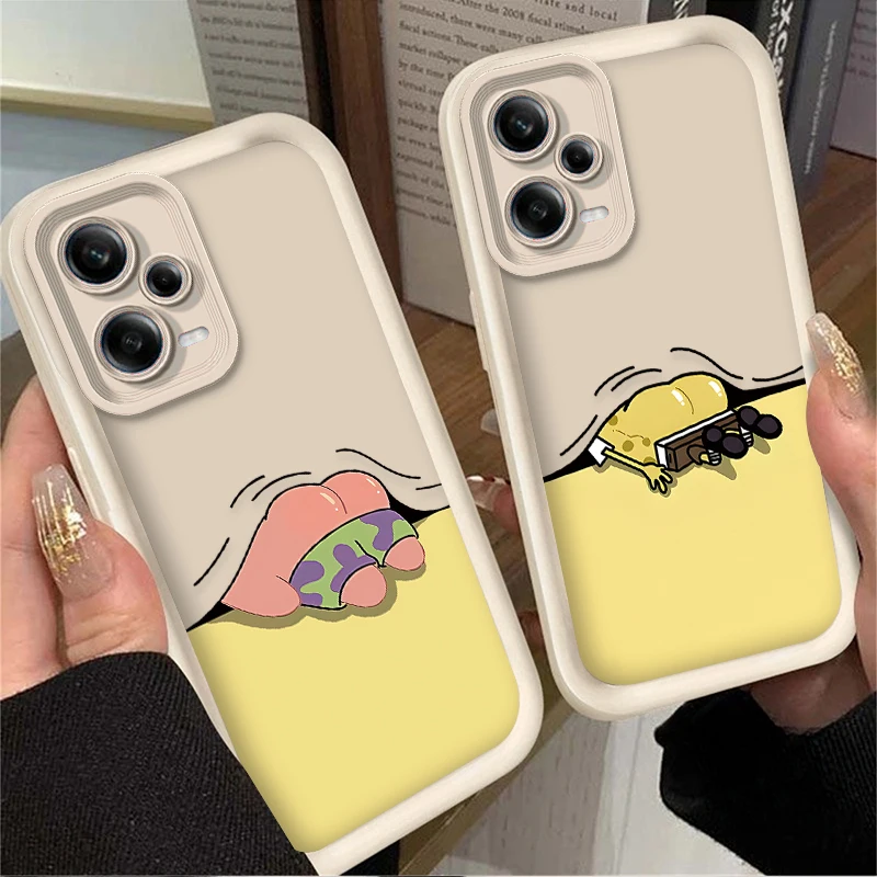 Funda S-SpongeBobs Patrick Star para Xiaomi Redmi Note 14 13 12 11 Pro Plus 5G 12S 11S 10S 10 9 Redmi 14C 13C 12C 12 4G A3 A3X - imagen 2