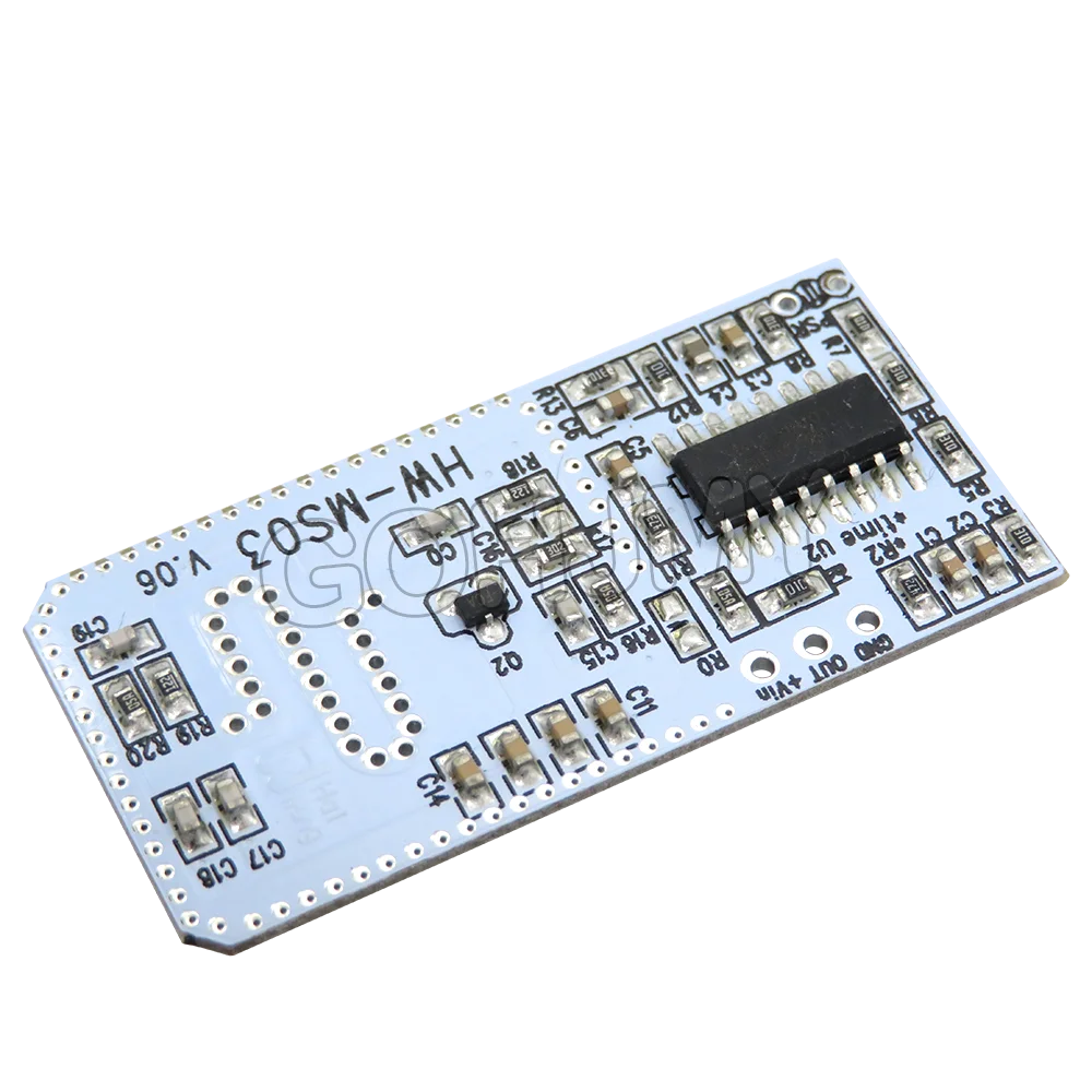 Módulo de Sensor de movimiento de alto rendimiento HW-MS03 Sensor de movimiento de Radar de 2,4 GHz a 5,8 GHz Módulo de Sensor de Radar de microondas para Arduino nuevo - imagen 2
