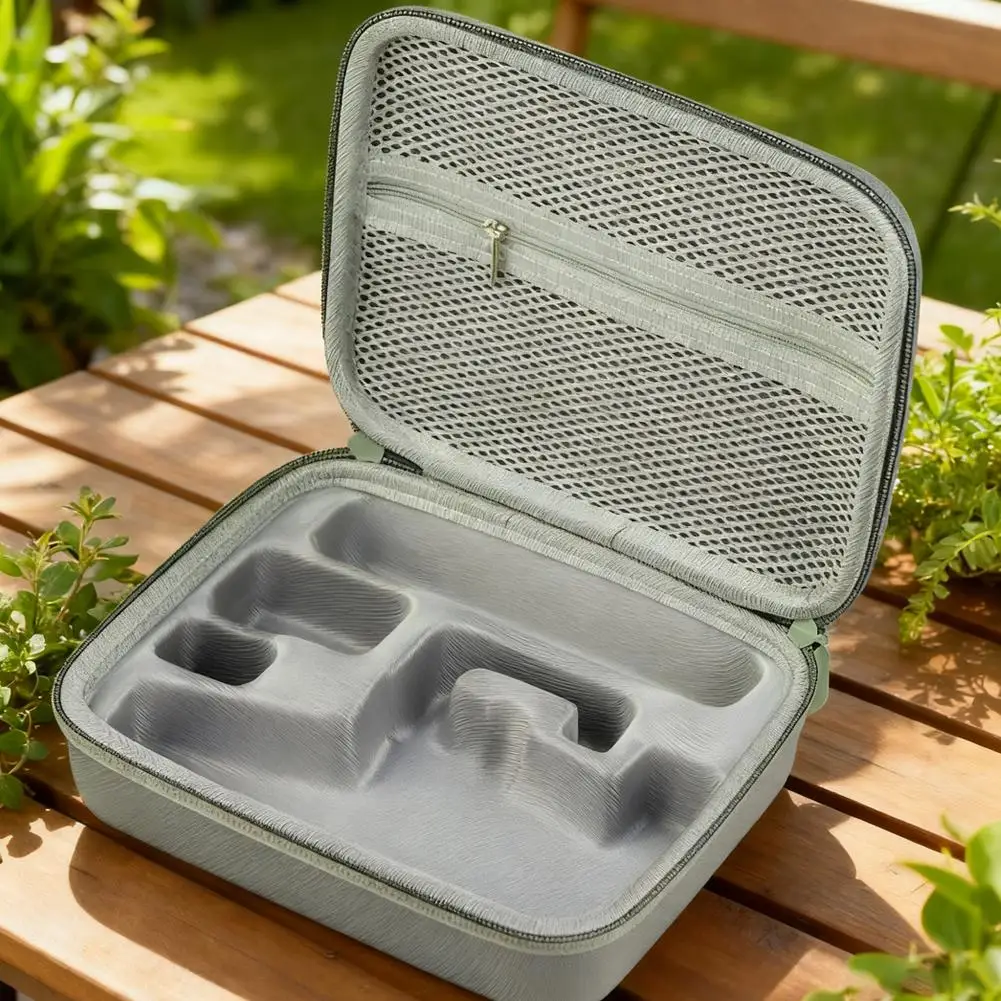 Para DJI OM 8 Estuche de transporte de viaje PU caja protectora impermeable bolso bolsa de almacenamiento portátil para DJI Osmo 8 organizador acceso O9A7 - imagen 2