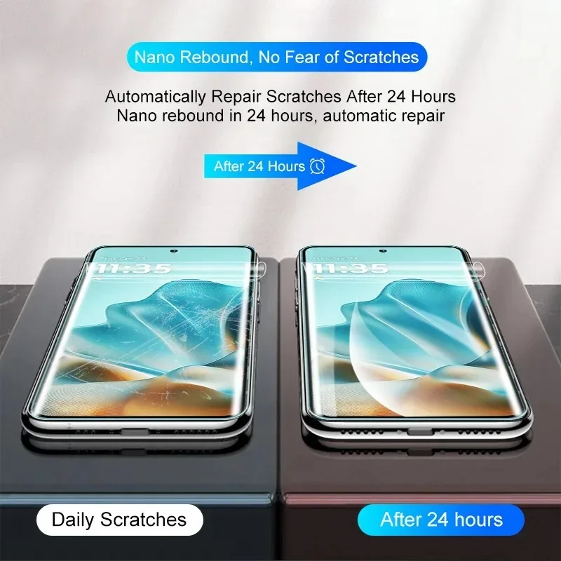 Película de hidrogel de 5 uds para OPPO Find X9 Pro X8 X7 X6 Pro Protector de pantalla de cubierta completa para OPPO Reno 14 13 FS - imagen 4