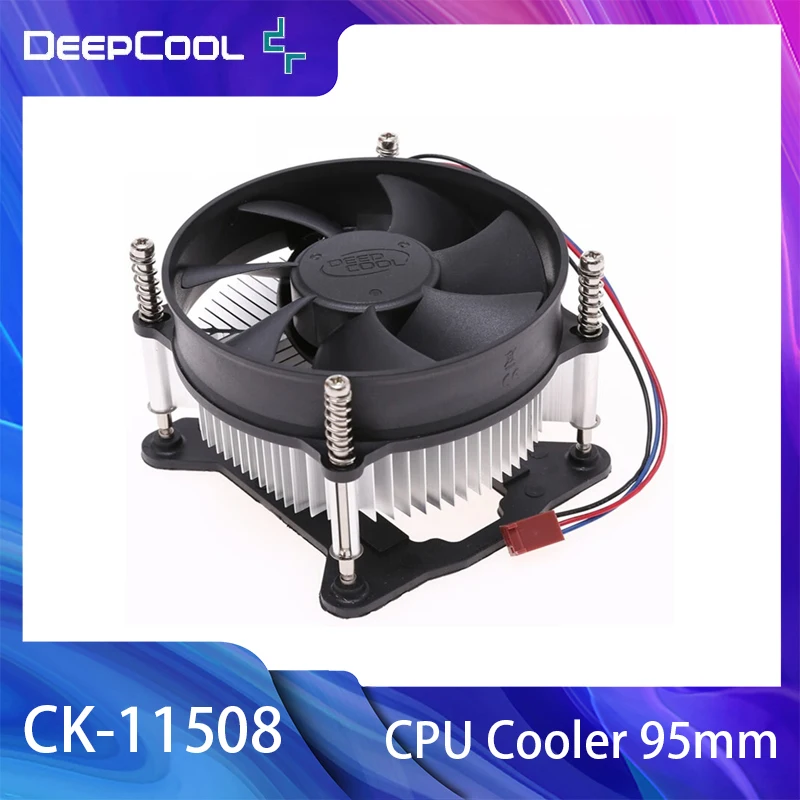 Radiador de CPU DeepCool CK-11508 TDP 65W 95mm MINI CPU enfriador de refrigeración por aire para LGA1200/1151/1150/1155