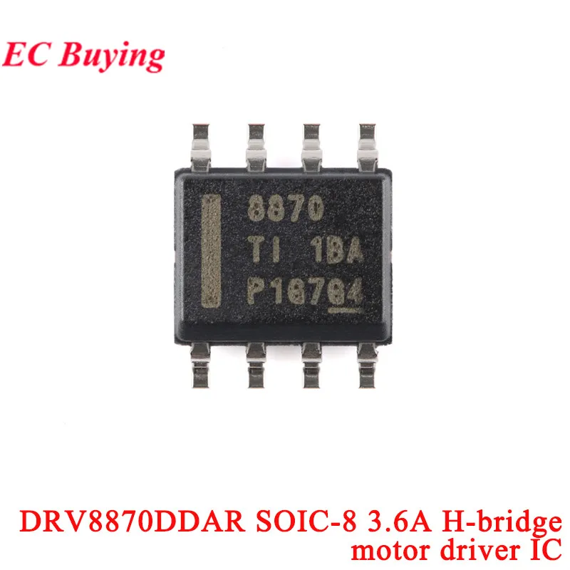 100 uds/1 pieza A4950ELJTR-T A4950T L9110S DRV8837 DRV8837CDSGR DRV8837DSGR DRV8833 DRV8870 H-puente completo DMOS PWM Chip controlador de Motor - imagen 2
