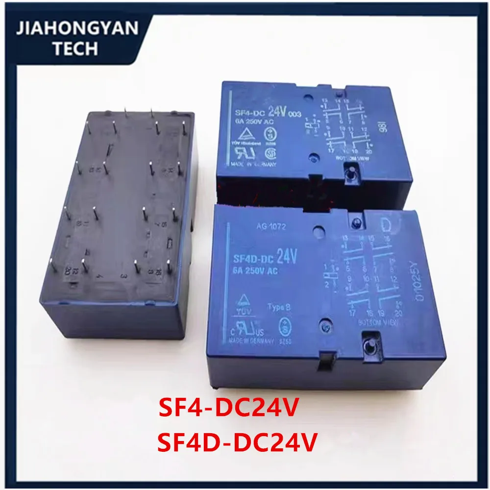 SF4-DC24V SF4D-DC24V Original, relé de SF4D-DC12V de 18 Pines, desmontaje