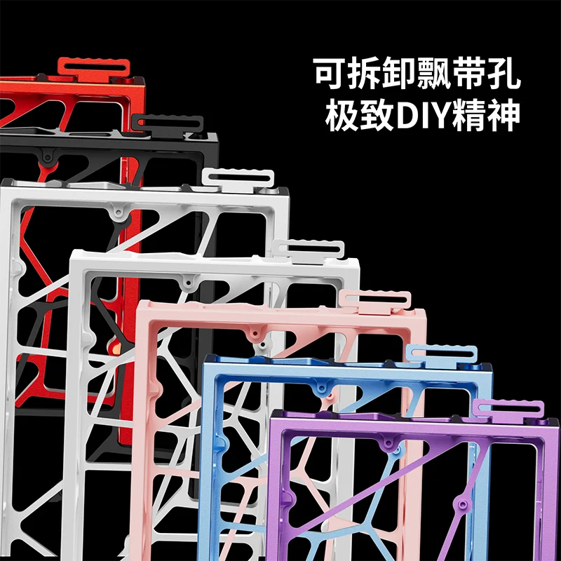 Carcasa para teclados mecánicos AR60, carcasa de aleación de aluminio hueca personalizada compatible con Wooting60 GH60 Mp6 + Mad60 GT60, accesorios para teclado - imagen 2