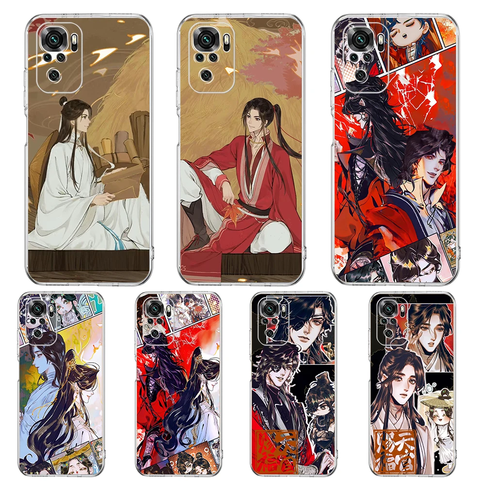 Tian Guan Ci Fu funda de teléfono para Xiaomi Redmi Note 12 4G 11 10 Pro 5G 10C 10S 9S 9 9T 8T 9C 9A 8 8A 7 K50 K40 funda transparente para juegos
