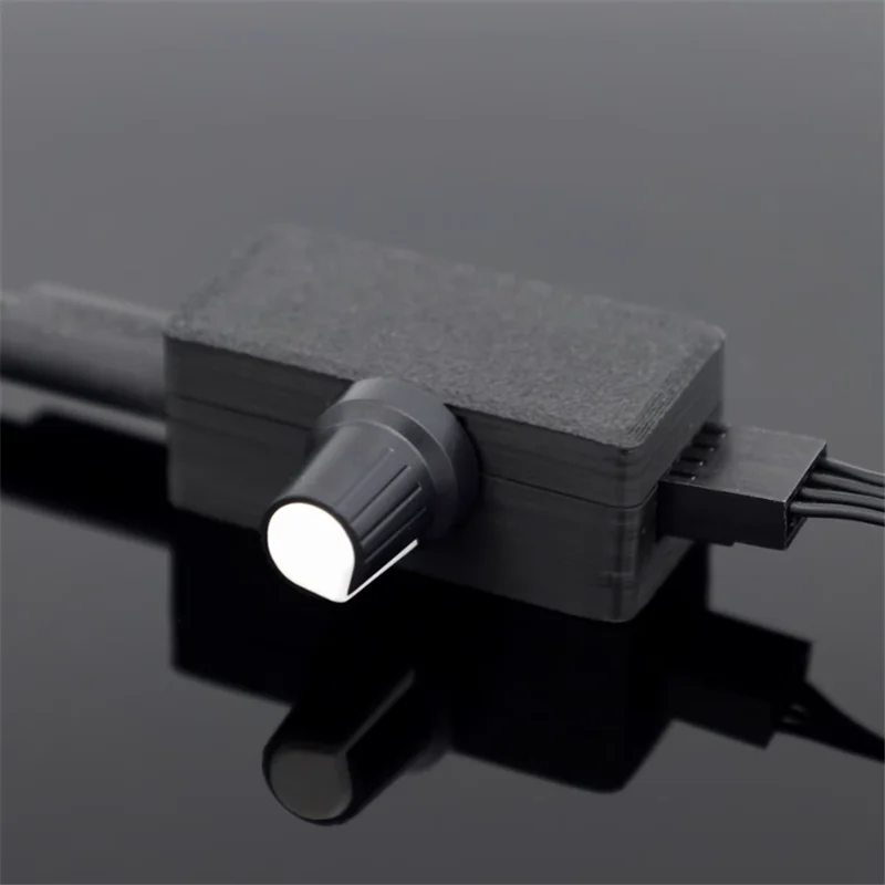 Angitu-controlador de velocidad PWM, regulador de ventilador PWM de 4 pines, fuente de alimentación USB TYPE-C, Enfriador de refrigeración por agua DIY, blanco, verde, azul, amarillo y rojo - imagen 3