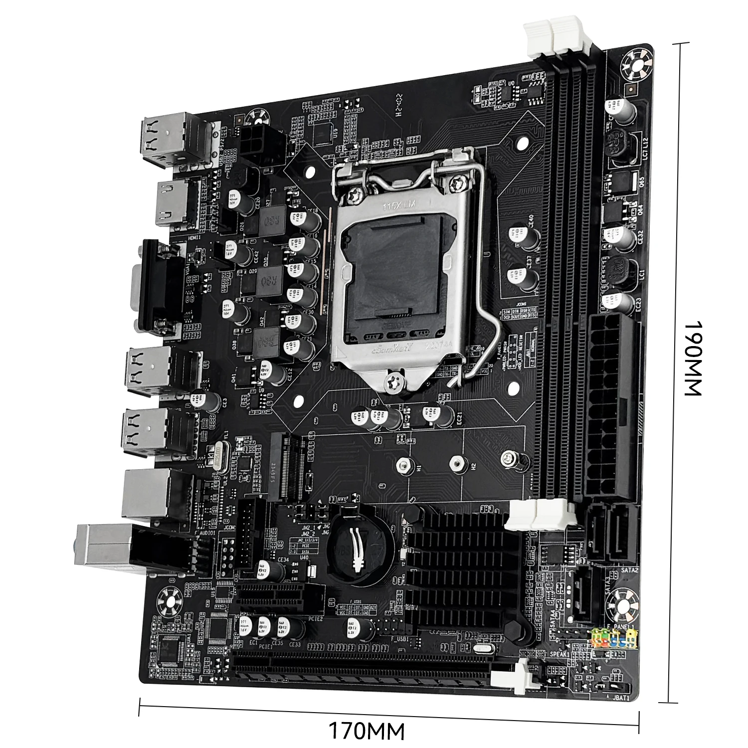 Placa base MACHINIST H61 DDR3 8GB(2*4GB) memoria RAM de 1600MHz con procesador Intel Core i5 2500 CPU y Kit LGA 1155 Se4 - imagen 2