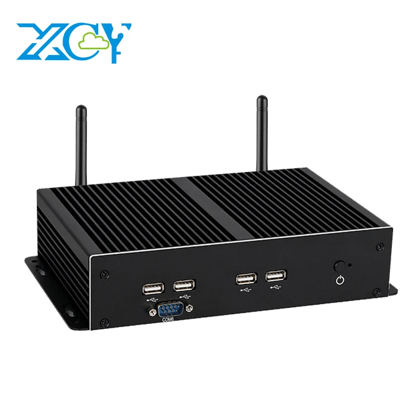 XCY X26A PC Industrial 6xDB9 RS232 RS485 4xEthernet Intel Core i7-4600U i5-4300U i3-5005U 6xUSB HDMI VGA LVDS WiFi 4G SIM