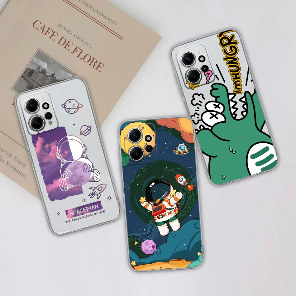 Para Redmi Note 12 12S 4G 5G funda de teléfono estilo único silicona suave transparente a prueba de golpes contraportada para Xiaomi Redmi Note12 12 S - imagen 5