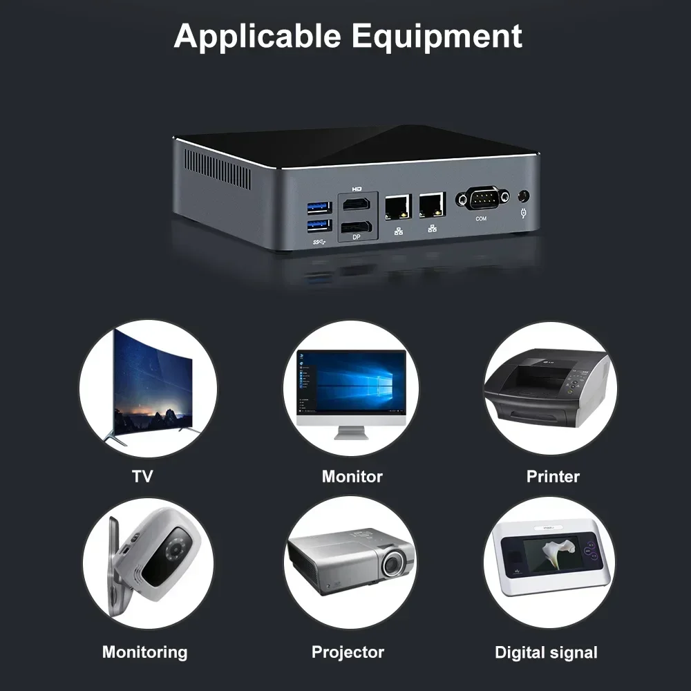 Chatreey KC10 mini pc i7 10510U i5 10210U Nvme SSD Windows 11 computadora de escritorio para juegos 2xGigabit Ethernet - imagen 5