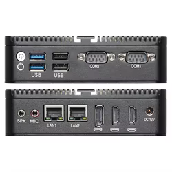 Mini PC Intel N100 Fanless con HDMI, DisplayPort y Ethernet