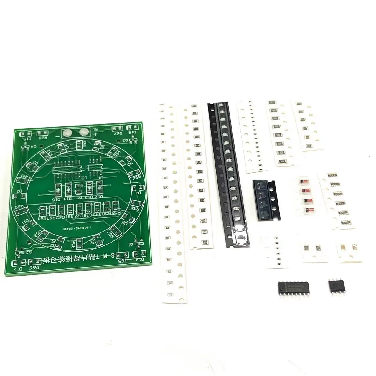 Tablero de práctica de soldadura DIY SMD CD4017 NE555, Kit de luz para correr, componentes SMD, entrenamiento de habilidades, Kits de entrenamiento práctico - imagen 4