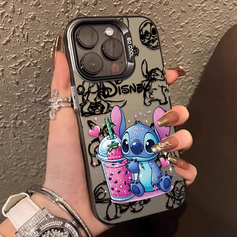 Funda mate encantadora de Stitch de Disney para Xiaomi POCO X6 X5 X3 NFC F3 F4 GT F5 F6 M6 Pro 4G M5S C65 Mi 13T 12T 14 13 12 11 Lite 5G NE - imagen 2