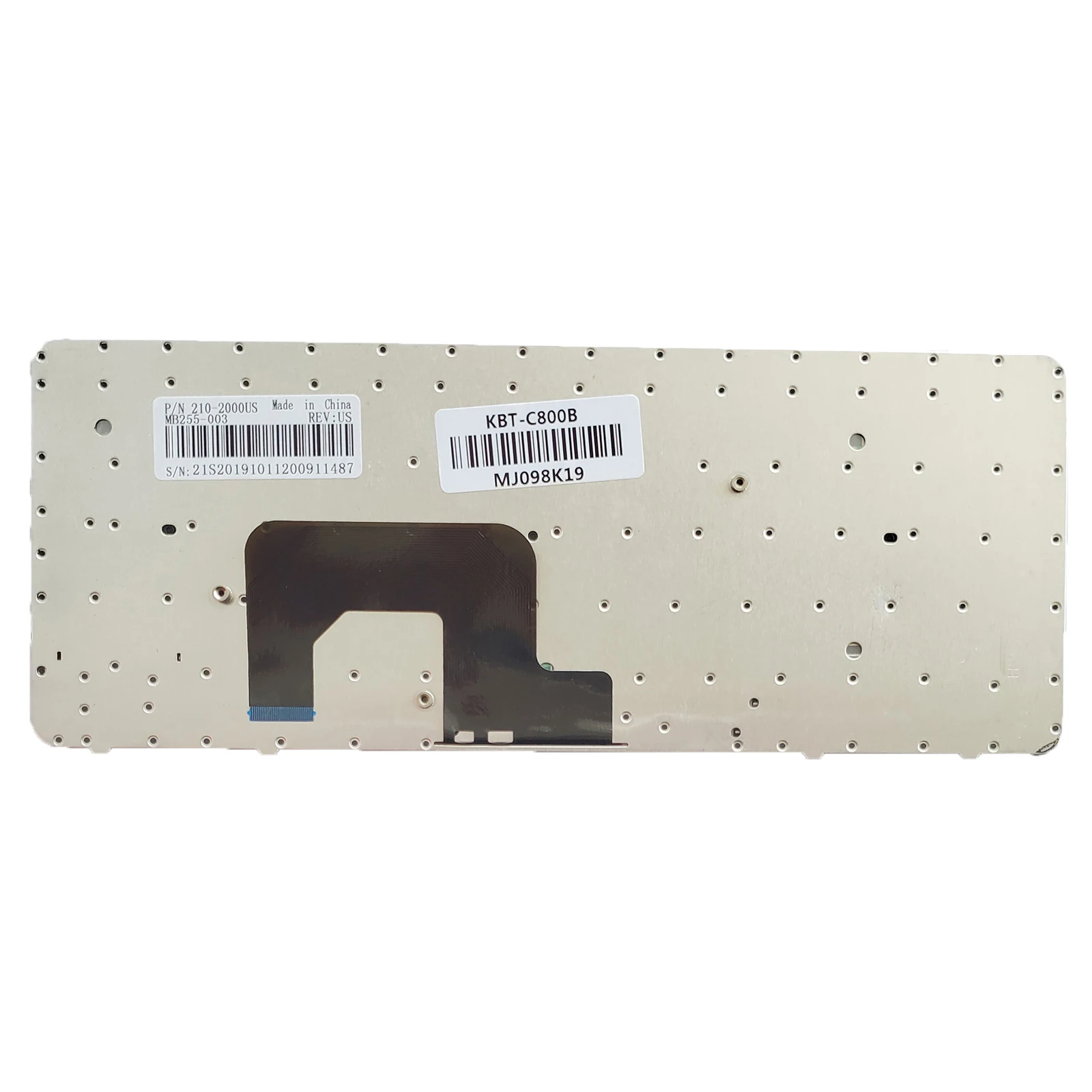 Teclado para portátil estadounidense para Hp Mini 210-2000 1103 1104 110-3500 3510 3530 NR 3600 3700 3800 665964 -031 AENM1E00010 V 113246 EK1 sin punción - imagen 2