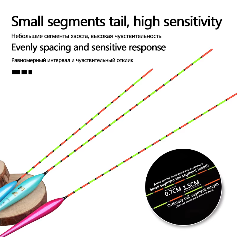 Flotador de pesca de primavera Ayu para carpa cruciana, flotador de alta sensibilidad, antiviento y ondulado, antivaho y antivaho, equipo de pesca, 1 ud. - imagen 2