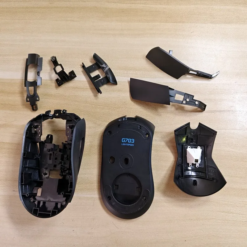 Cubierta superior de la carcasa inferior del ratón para Logitech G703, piezas de repuesto de reparación de carcasa de ratón inalámbrico para juegos - imagen 2