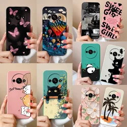 Funda Silicona Líquida Redmi A3/A3X – Gatos Bonitos Protege Cámara