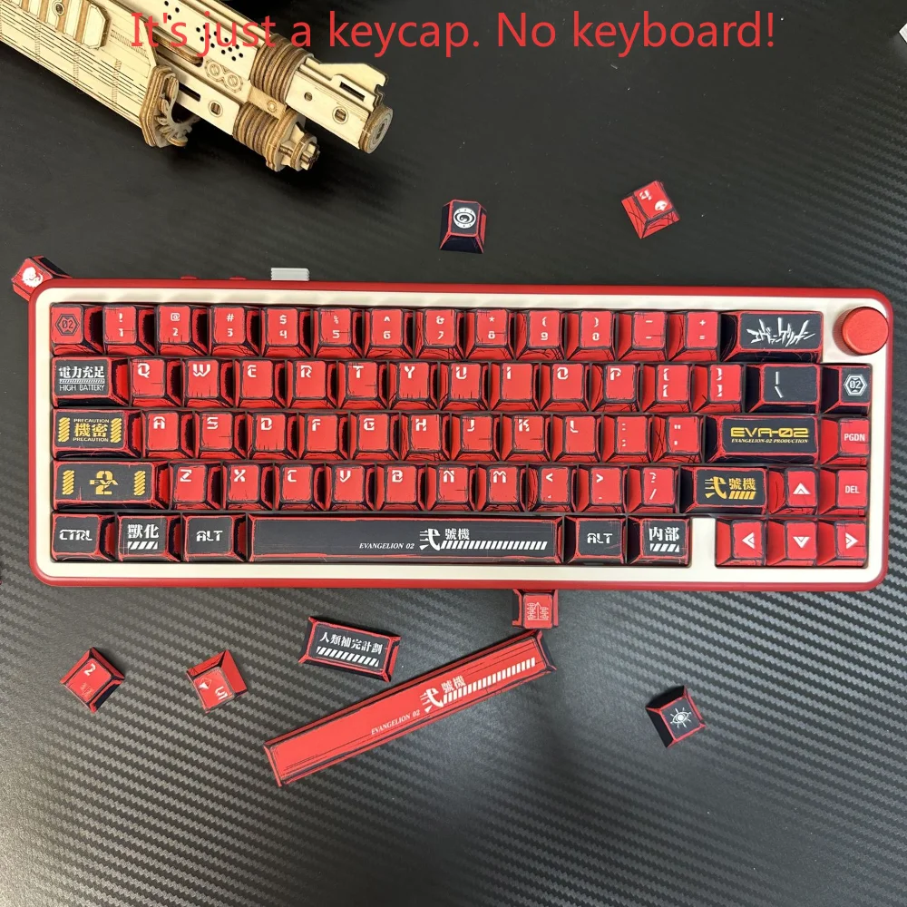 Juego de teclas estilo Anime, 137 teclas PBT Cherry No.2 para teclado mecánico MX Switch 68/84/87/104, tapa de repuesto - imagen 3