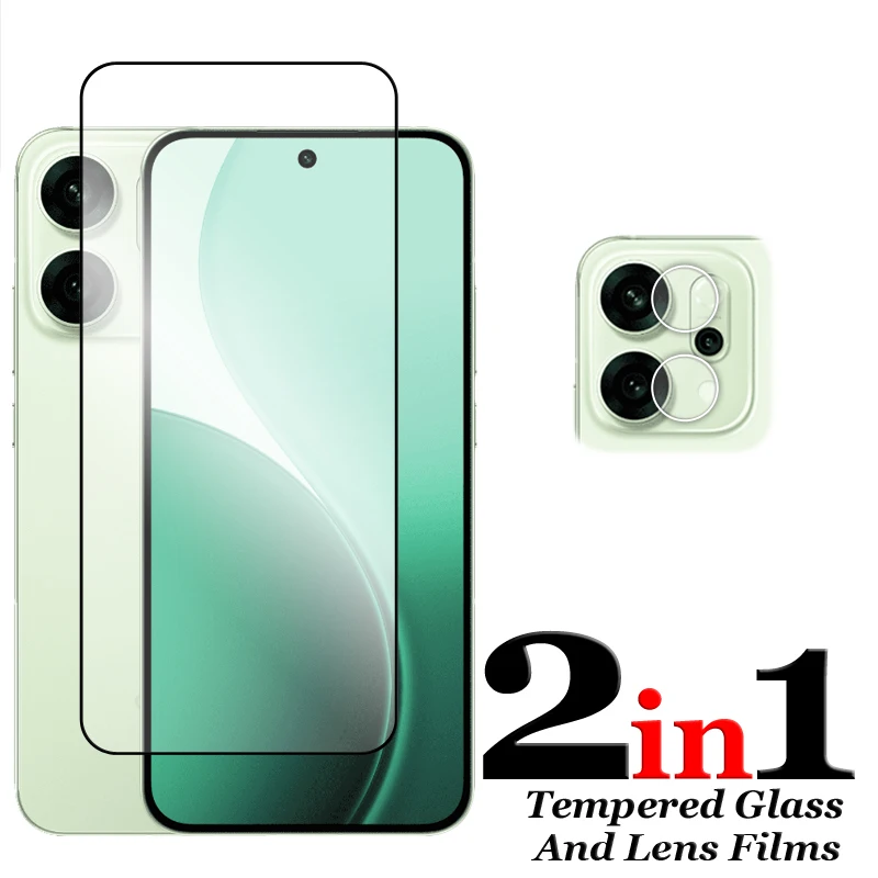Para OPPO Reno14 vidrio para OPPO Reno14 Reno14 Pro vidrio templado 2.5D cubierta completa pegamento HD Protector de pantalla para película de lente Reno14 - imagen 4