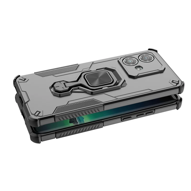 Funda de teléfono King Kong con soporte de Metal para Motorola Edge 40 Neo, Funda de hoja de hierro magnética para Moto Edge 40 Neo 5G чехол Funda - imagen 4