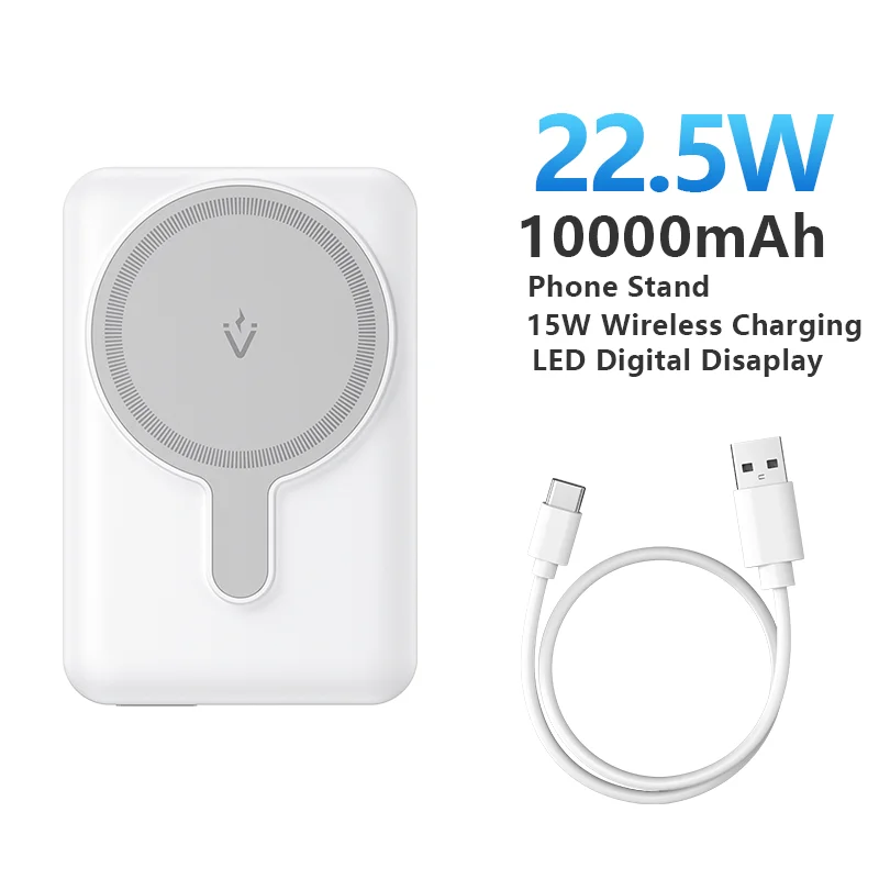 10000mAh White