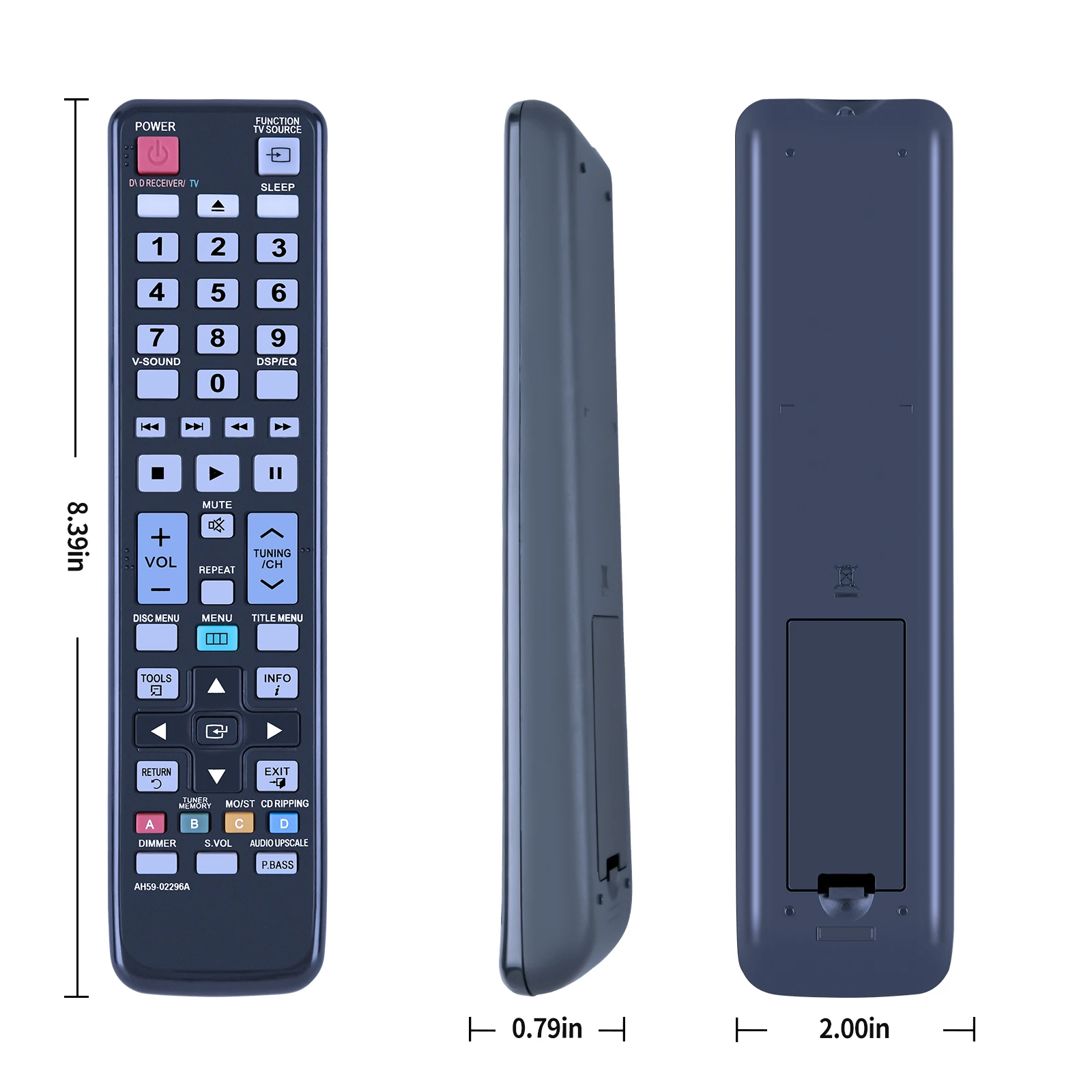 Nuevo para SAMSUNG AH59-02296A LCD LED DVD TV CONTROL remoto - imagen 5