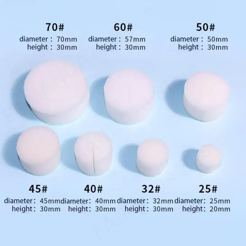 Esponja blanca para cestas hidropónicas, esponja para plantar verduras sin suelo, macetas para vivero, plantas de espuma, raíz m20, 50 Uds. - imagen 5