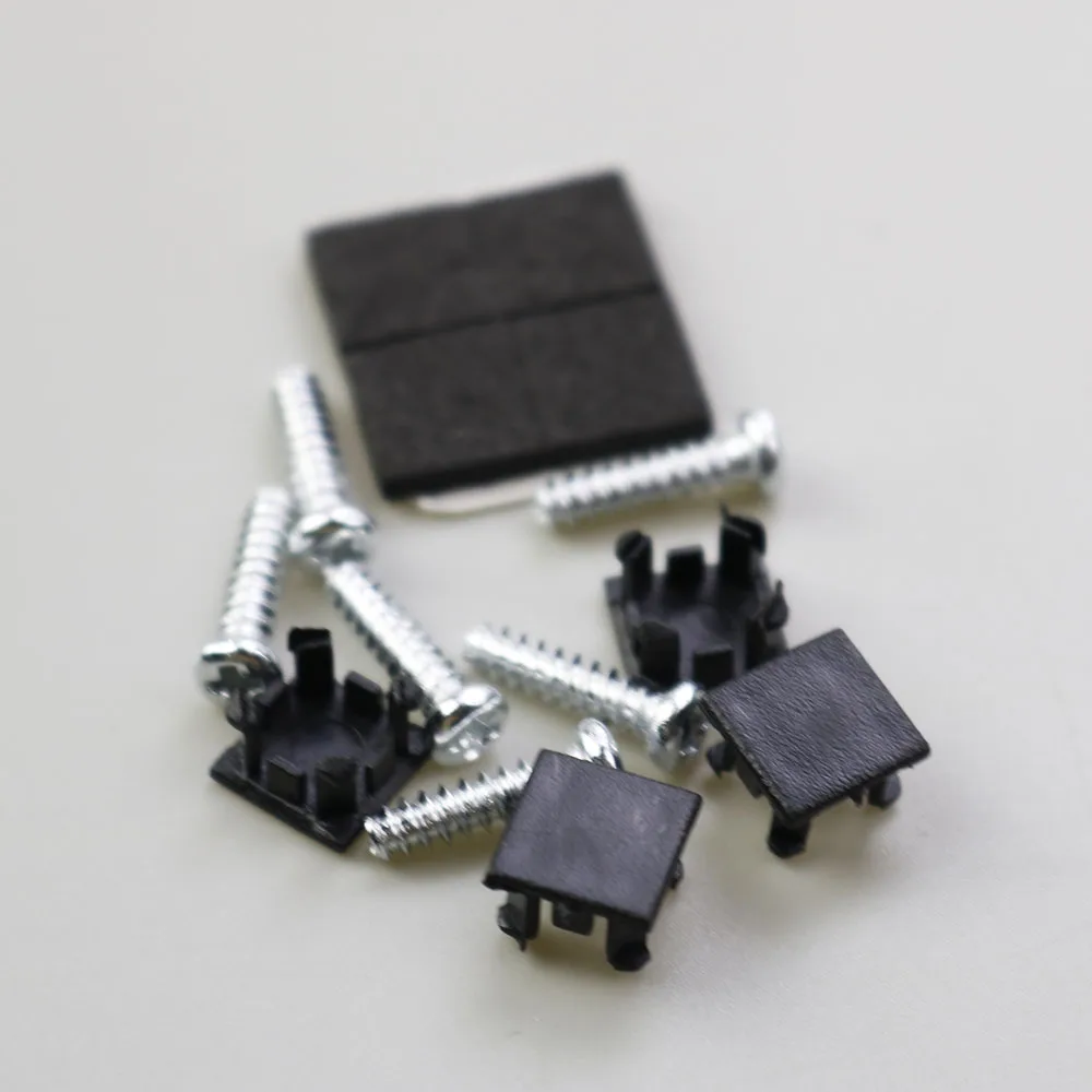 YUXI 1 Juego de tapón de goma negro, almohadilla con orificio para tornillo, tapón antipolvo, juego de almohadillas de plástico para consola PS2 70000 - imagen 4