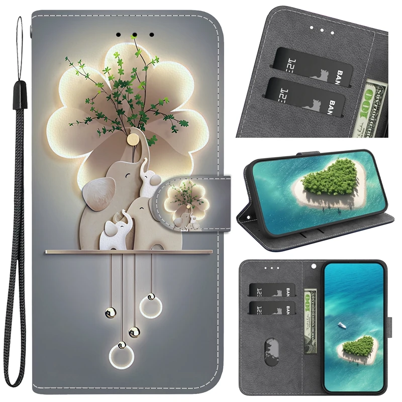 Para Etui Honor 200 Pro Funda tipo billetera Funda de teléfono para Funda Honor 200 pro Honor200 Lite/200 Funda inteligente cuero de moda - imagen 5
