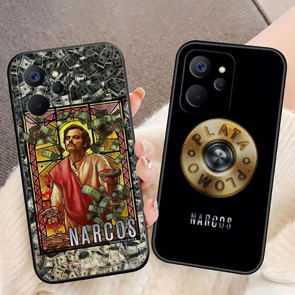 Narcos serie de televisión Pablo Escobar foto personalizada funda de teléfono para OPPO Realme 14 13 12 11 10 9 9I 8 8I 7 7I 6 5 5I 5S Pro Plus TPU - imagen 2