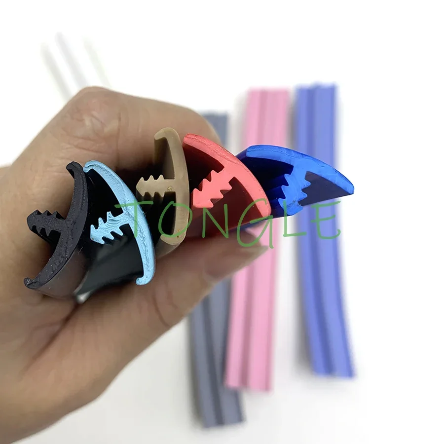 Moldeo en T con bordes de plástico para gabinete de máquinas de juegos Arcade MAME, cromado y negro, 32,8 pies, 10 m de largo, 18 mm de ancho - imagen 2