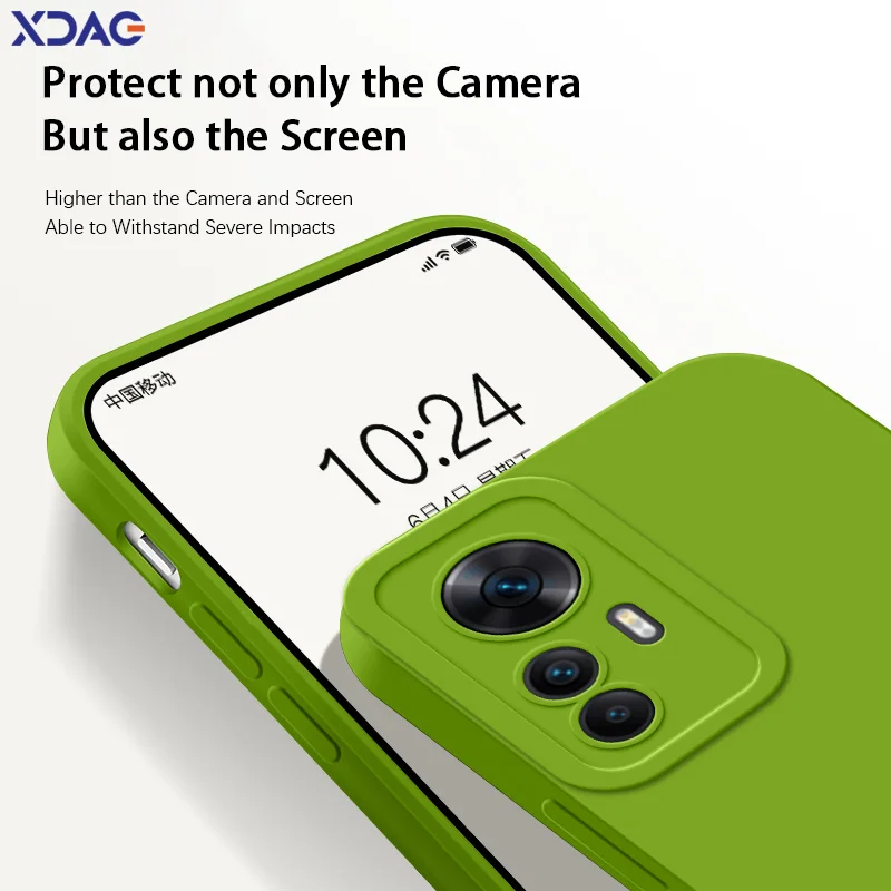 Funda de teléfono de silicona líquida con ojos de ángel para Xiaomi Mi 12T Pro, Redmi K50, Ultra suave, protectora, a prueba de golpes, Xiaomi12T, 12TPro, 5G - imagen 4