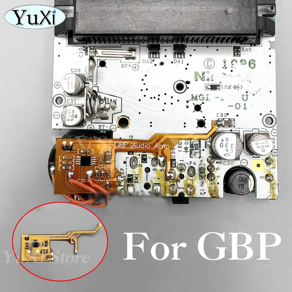 AMP de Audio de sonido Digital de baja potencia para Gameboy Color Pocket Advance GBC GBA SP GBP, módulo amplificador de volumen de altavoz, 1 ud. - imagen 3