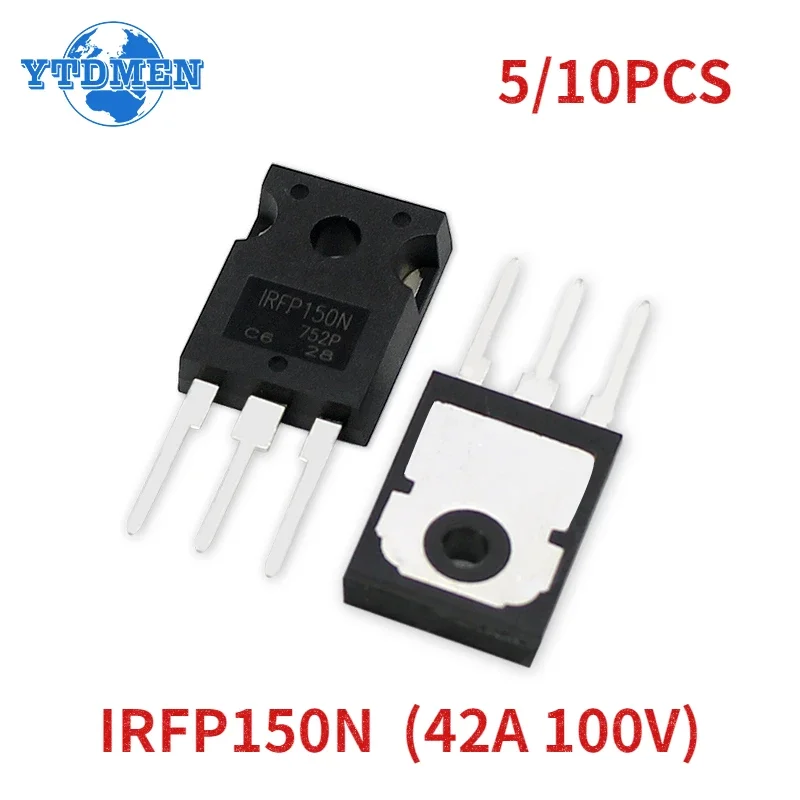 Transistores MOSFET IRFP150NPBF IRFP150N 42A 100V TO-247 Power MOS n-channel componente electrónico TO247, juego de transistores, 5/10 piezas