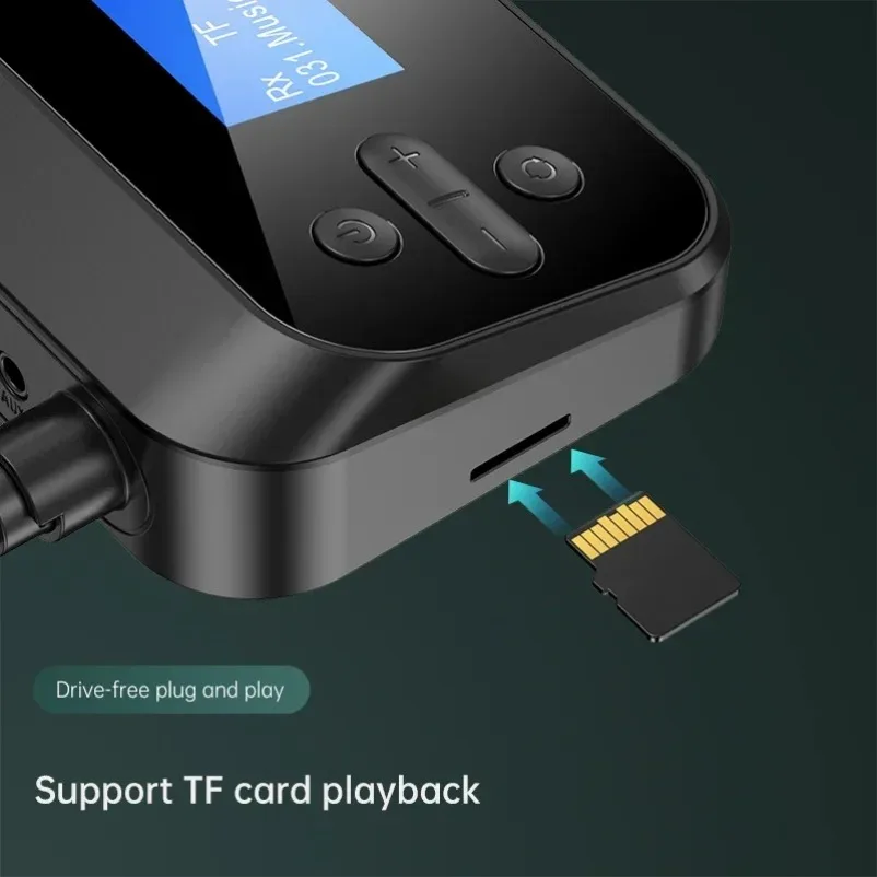 Receptor y transmisor de Audio Bluetooth, adaptador inalámbrico estéreo Coaxial óptico AUX de 3,5mm, convertidor DAC para TV, PC, Kit de auriculares para coche - imagen 4