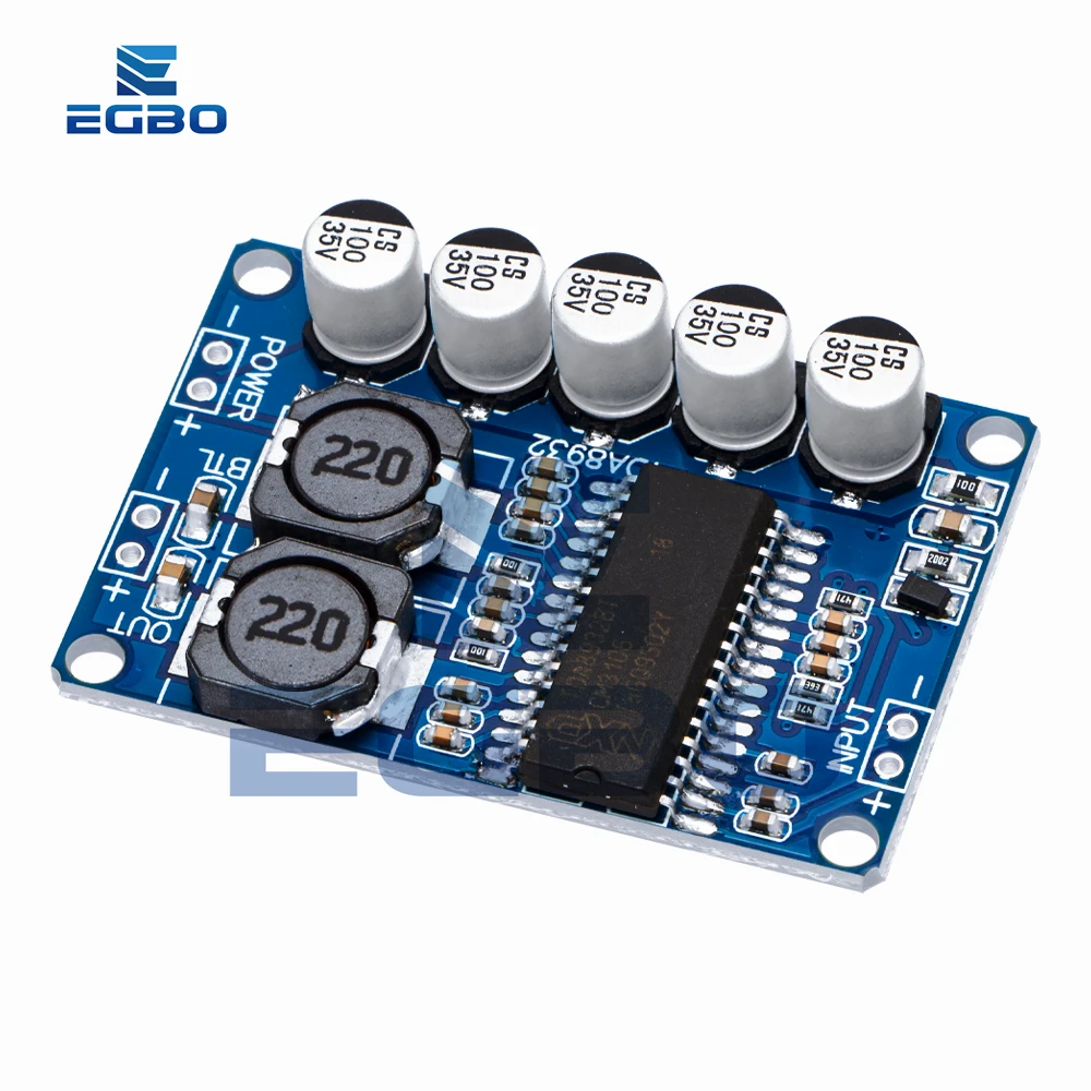 EGBO-placa amplificadora de potencia Digital, módulo amplificador mono de 35w, alta potencia, bajo consumo de energía, 1 piezas, TDA8932 - imagen 3