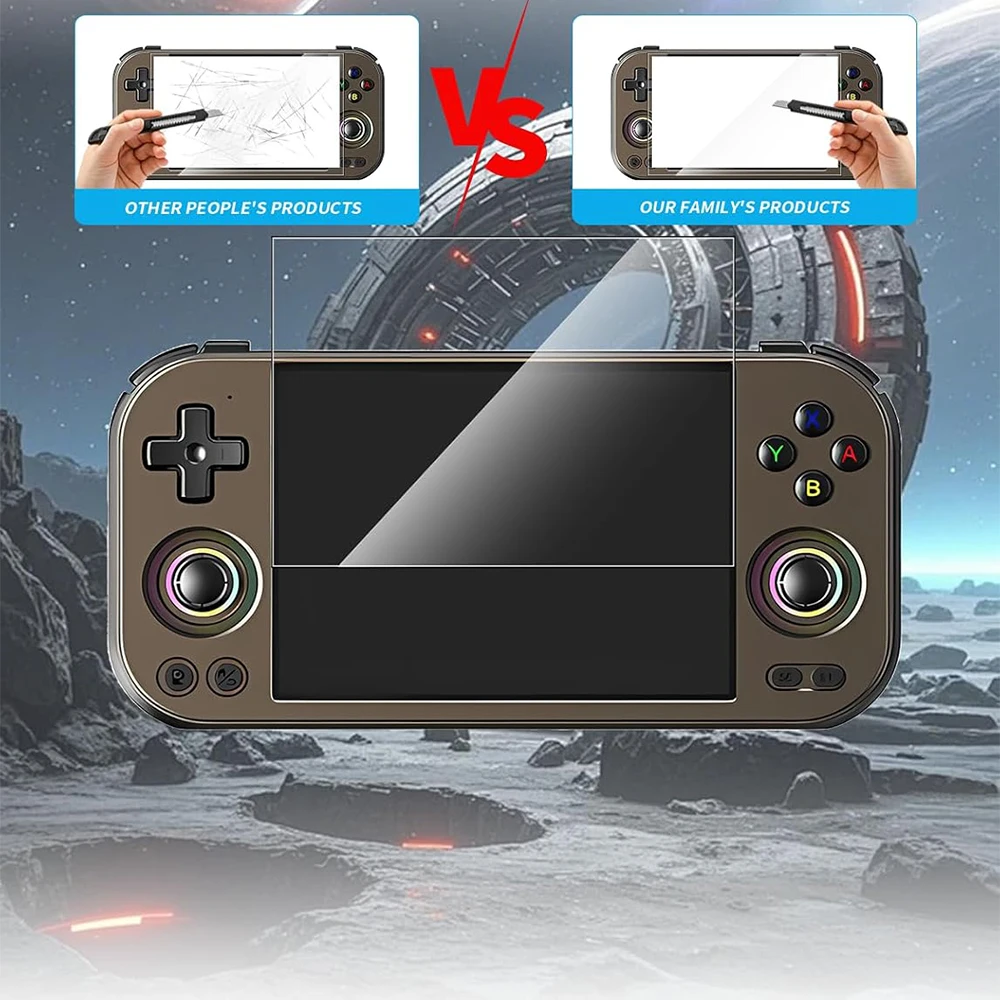 Para Anbernic RG477M Protector de pantalla HD película de vidrio templado antiarañazos RG477 M accesorios protectores de pantalla de consola Retro - imagen 4