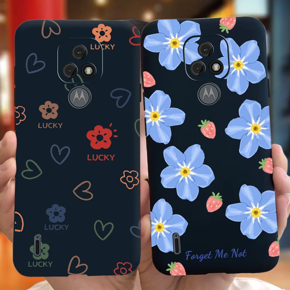 Funda de teléfono para Motorola Moto E7 E7i Power Moto E7 Plus 2020, bonita funda de silicona suave con estampado para MOTOE7 E 7 7i Power E7Plus