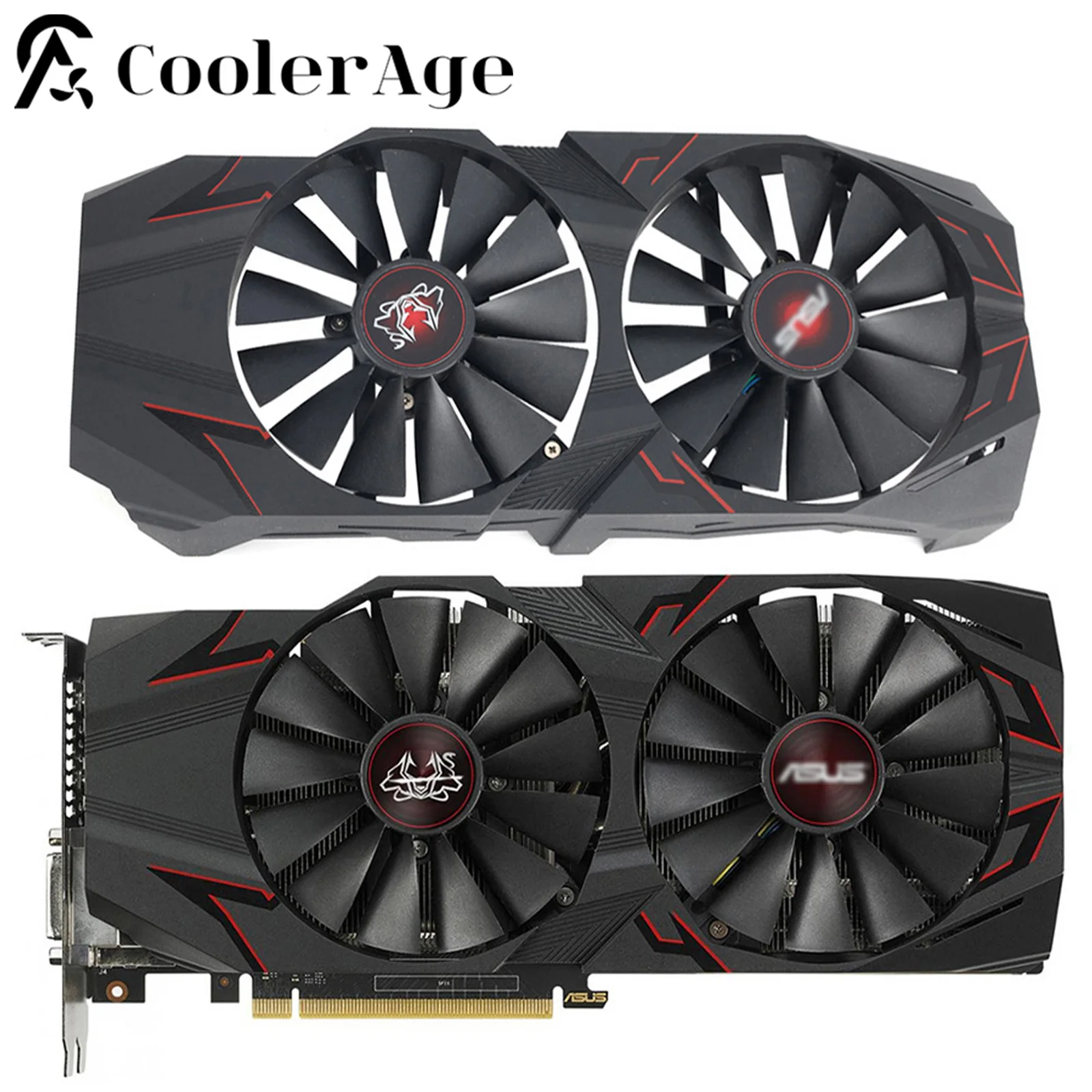 Ventilador de refrigeración 95MM FDC10M12S9-C 12V 0.25A GTX1070 TI para ASUS Cerberus GTX 1070 Ti ventilador para tarjeta gráfica de edición avanzada