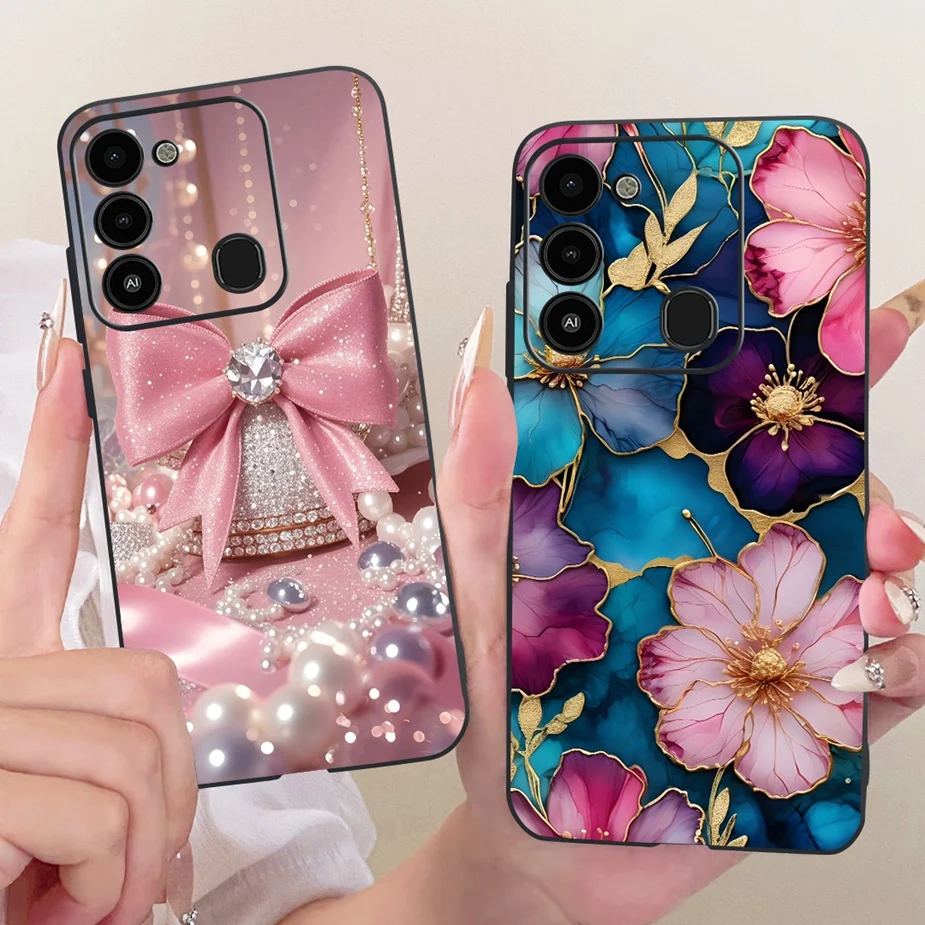 Para Tecno Spark Go 2022 funda KG5 KG5h Cool Dragon moda cubierta pintada funda de silicona suave para Tecno Spark 8C Spark8C KG5k Shell - imagen 3