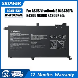 SKOWER Batería ASUS B31N1732 para VivoBook X430/X571/S4300