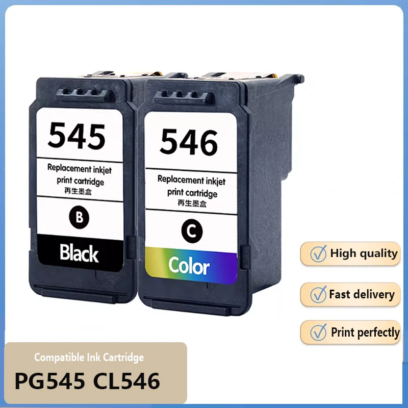 Cartuchos de tinta PG545 CL546 PG545XL PG-545 CL-546 para impresora Canon Pixma MG2550 MG2550s MG2555 MG2555s MG2900 MG2940 MG2950