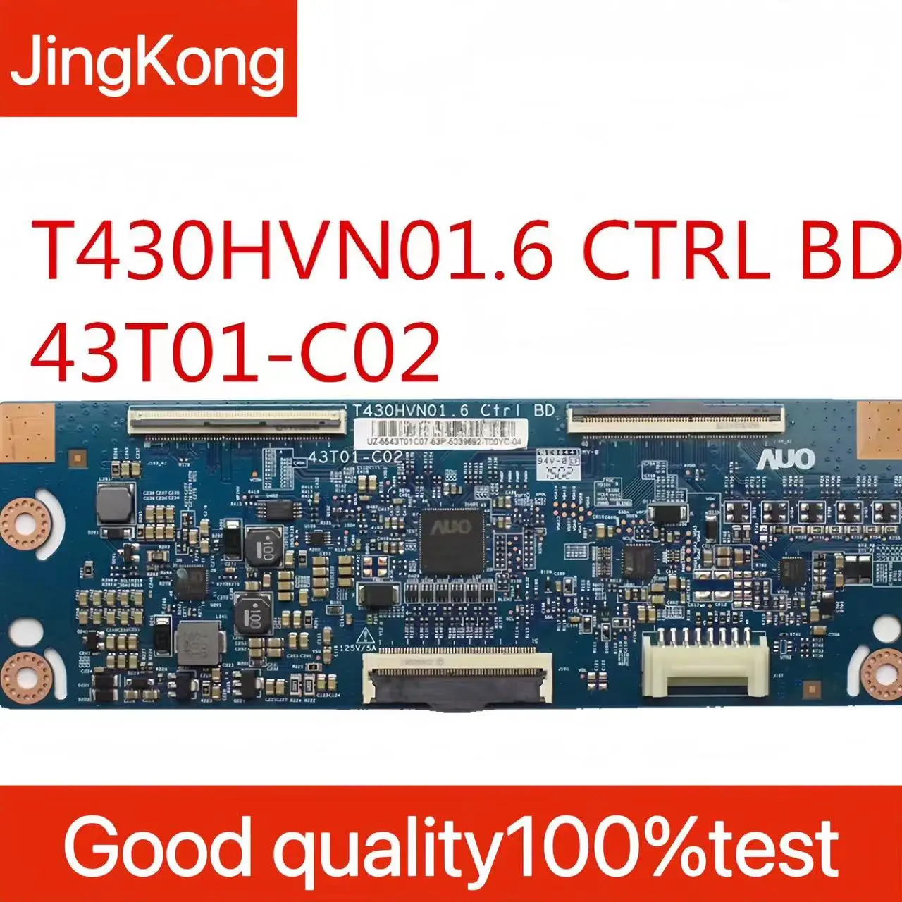 Placa Tcon T430HVN01.6 CTRL BD 43T01-C02 para TV UN43J5200AF, Unidad de placa controladora LCD T430HVN01.6 43T01-C02